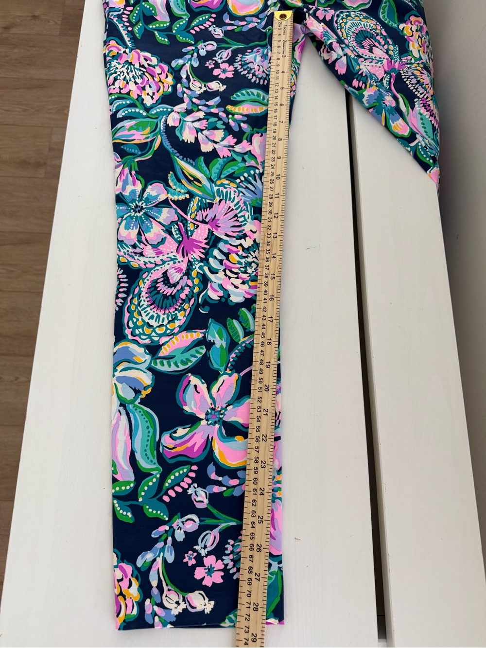 Lilly Pulitzer Kelly Stretch Pants High Tide Navy She’s Got Sol NWT Size 6 - Picture 8 of 8